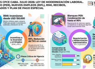 Jornadas CPCE CABA. Julio 2026: Modernización Laboral. Blanqueo (PER), Nuevos empleos (RIFL), RIMI, Certificados y Plan de pago ARCA