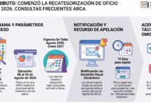 MONOTRIBUTO: comenzó la recategorización de Oficio Agosto 2026. Consultas frecuentes ARCA