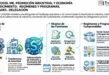 Res 273/2026. ME. Promoción Industrial y Economía del Conocimiento. Regímenes y Programas. Facultades . Delegación