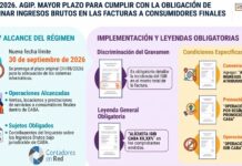 Res 312/2026. AGIP. Mayor plazo para cumplir con la obligación de discriminar Ingresos Brutos en las facturas a consumidores finales