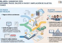 CPCE CABA-ARCA. Ganancias 2025. DJ Simplificada: pagos, saldos a favor y ampliación de sujetos. Aclaraciones