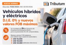 Dec 1128/2026. Vehículos híbridos y eléctricos. Derecho de Importación Extrazona 0%. Nuevos valores FOB máximos