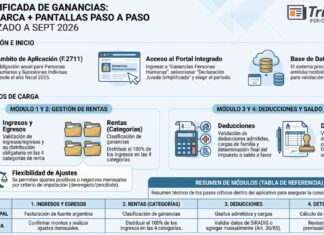 🔎 DJ Simplificada de Ganancias: Manual ARCA + Pantallas paso a paso actualizado a Sept 2026