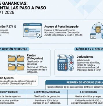 🔎 DJ Simplificada de Ganancias: Manual ARCA + Pantallas paso a paso actualizado a Sept 2026