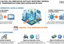 Res Gral 1166/2026. CNV. Mercado de Capitales. Recepción y entrega de fondos. Transferencias como única modalidad de pago