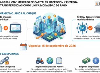 Res Gral 1166/2026. CNV. Mercado de Capitales. Recepción y entrega de fondos. Transferencias como única modalidad de pago
