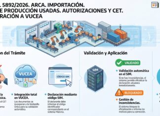 Res Gral 5892/2026. ARCA. Importación. Líneas de Producción Usadas. Autorizaciones y CET. Incorporación a VUCEA