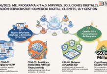 Disp 106/2026. ME. Programa KIT 4.0. MiPyMEs. Soluciones digitales. Ampliación servicios/KIT: comercio digital, Clientes, IA y Gestión