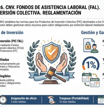 Res Gral 1167/2026. CNV. Fondos de Asistencia Laboral (FAL). Productos de Inversión Colectiva. Reglamentación