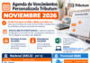 Agenda de Vencimientos Personalizada Tributum: Noviembre 2026
