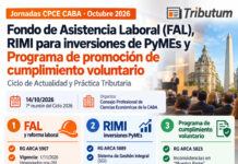 Jornadas CPCE CABA. Octubre 2026: Fondo de Asistencia Laboral (FAL), RIMI inversiones PyMEs y Programa cumplimiento voluntario